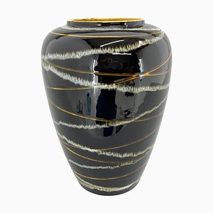 Mid-Century Glazed Ceramic Vase attributed to Scheurich & Greulich Keramik, 1960s