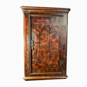 Early Antique George II Georgian Painted Chinoiserie Cupboard, 1760s