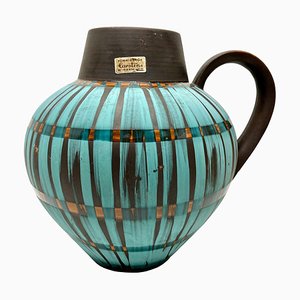 Vintage Keramikvase mit Griff von Carstens, W Germany, 1962