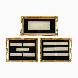 19th Century Gilt Wood Frame, Set of 3