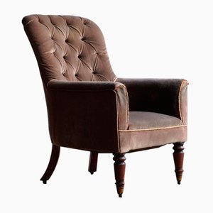 Regency Brown Upholstery Armchair