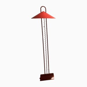 Red Floor Lamp, 1970s