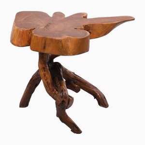 Table d'Appoint Vintage en Tronc d'Arbre, Allemagne, 1960s