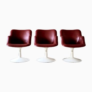 Mid-Century Finnish Model Junior Swivel Chairs by Yrjo Kukkapuro for Haimi, 1960s, Set of 3