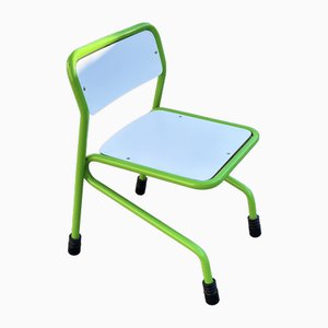 Green Tubular Children's Chair, 1960s
