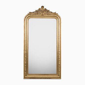 19th Century Louis Philippe Mirror with Small Heart Crest