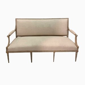 Schwedisches Gustavianisches Sofa aus dem 18. Jh. mit Originallackierung