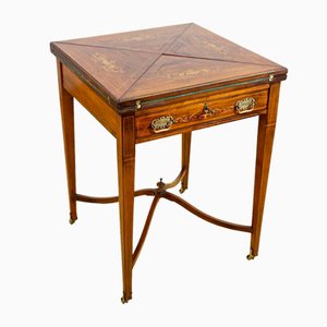 19th Century Victorian Game Table attributed to J. Shoolbred, Uk, 1890s