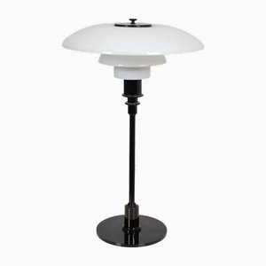 Table Lamp with White Opal Glass by Poul Henningsen for Louis Poulsen