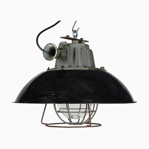 Industrial Lamp with Cage, 1960s