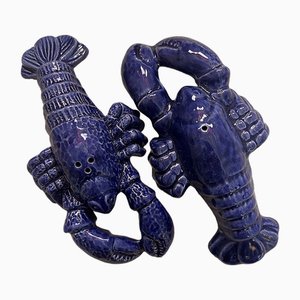 Blue Lobster Salt and Pepper Shaker from Popolo, Set of 2