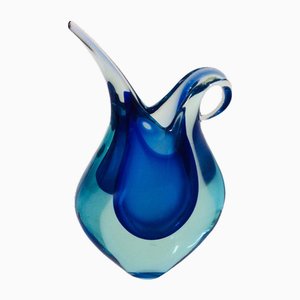 Sommerso Glass Vase from Seguso, 1960s