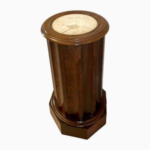 Mueble pedestal victoriano de caoba, década de 1850