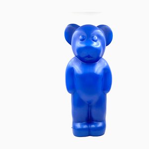 Postmoderne Blue Bear Lampe von Heinz Klein für Elmar Flötotto, Deutschland, 1990er