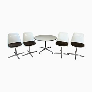 Dining Set by Charles and Ray Eames for Herman Miller, Set of 5
