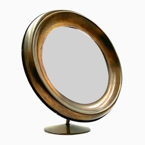 Bronze Vanity Mirror by Gaetano Missaglia, Italy, 1970s