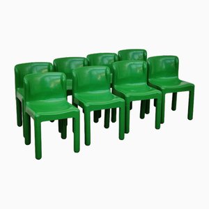 Modell 4875 Stühle von Carlo Bartoli für Kartell, 1970er, 8 . Set