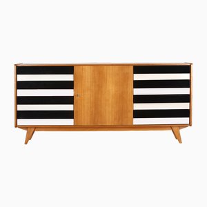 Mid-Century Sideboard with Wooden Drawers from Interier Praha, 1960s