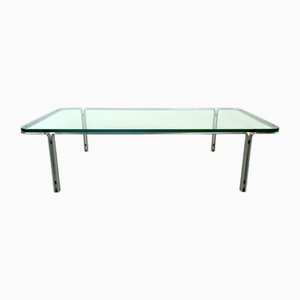 Mid-Century German Steel & Glass T111 Coffee Table by Horst Brüning for Kill International, 1970s
