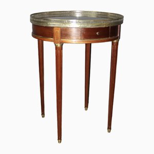 Louis XVI Side Table in Mahogany and Brass, 1900s