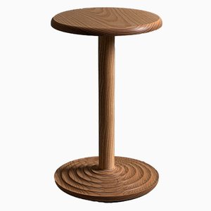 Modern Handcrafted Side Table in Ash by Will Elworthy