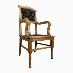 Modernist Armchair with Mythological Animal Upholstery