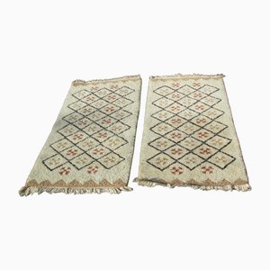 Small North African Berber Style Rugs, Set of 2