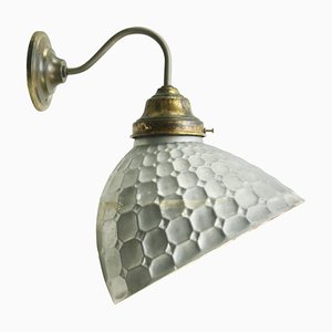 Vintage Industrial Brass Wall Lamps