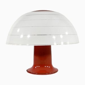 Orange Mushroom Table Lamp, 1970s