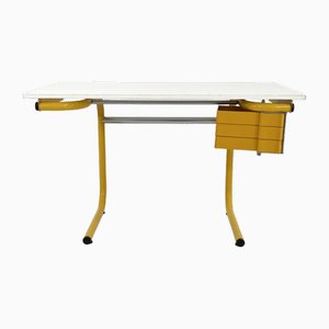 Yellow Drafting Desk by Joe Colombo for Bieffeplast, 1970s