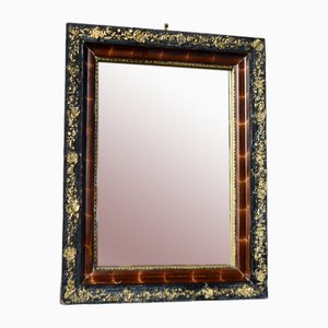 French Bohemian Mirror with Gilded Wood Frame