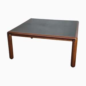 Model 781 Square Dining Table in Walnut by Vico Magistretti for Cassina, 1960s