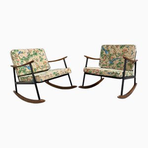 Rocking Armchairs, 1960s, Set of 2