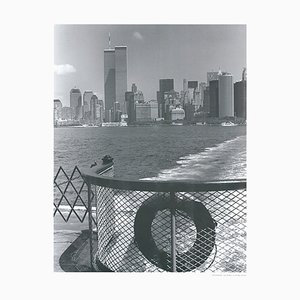 Christopher Bliss, Lower Manhattan dal traghetto di Staten Island, 21° secolo, stampa digitale