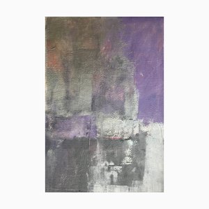 Maja Jiranek, Violet Series: Untitled III, 21st Century, Mixed Media on Canvas