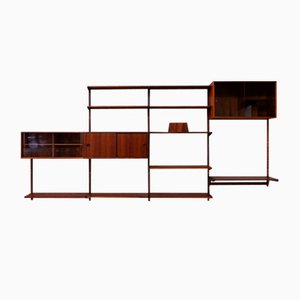 Vintage Danish Rosewood Wall Unit by Kai Kristiansen for Fm, 1960s