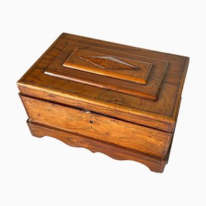 Large 19th Century Jewelry Box in Wood, England