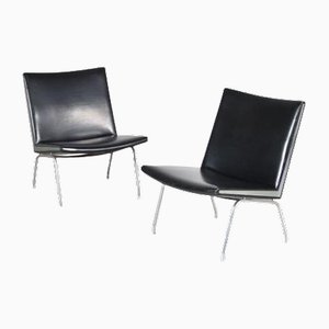 Airport Chairs by Hans J. Wegner for Ap Stolen, Denmark, Set of 2