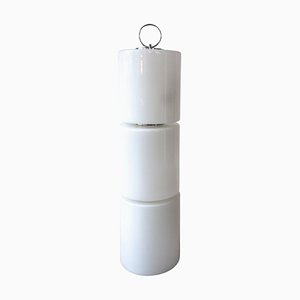Lampadaire à 3 Abat-jours Opaline de Mazzega, 1967