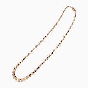 14 Carat Gold Brick Bracelet