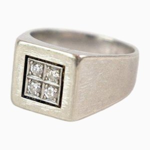 Vintage White Gold Ring