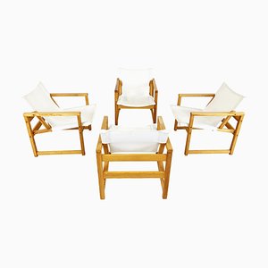 Vintage Safara Chairs attributed to Tord Bjorlund for Ikea, 1980s, Set of 4