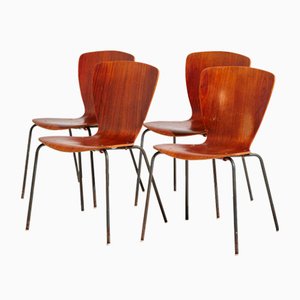 Sedia vintage in teak, anni '70