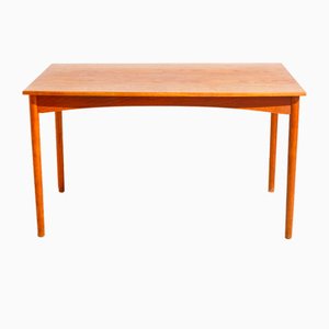 Teak & Oak Dining Table by Poul M. Volther for Fdb, 1960s