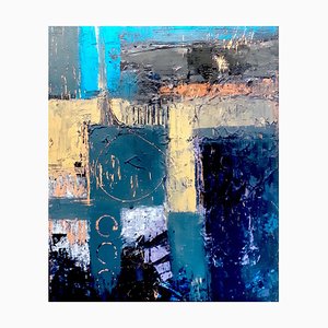 Patricia McParlin, Winter Light I, 2022, Técnica mixta sobre lienzo