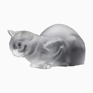 Gato reclinado de Maison Lalique