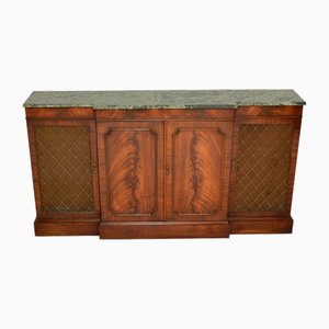 Marble Top Grill Fronted Sideboard, 1930s