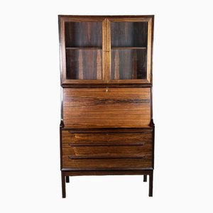 Secrétaire Vintage en Bois Marron, 1960s