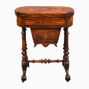 Victorian Walnut Game Table, 1870s