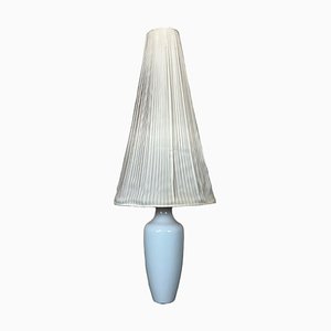 Lámpara de pie era espacial de porcelana y latón de KPM, años 70